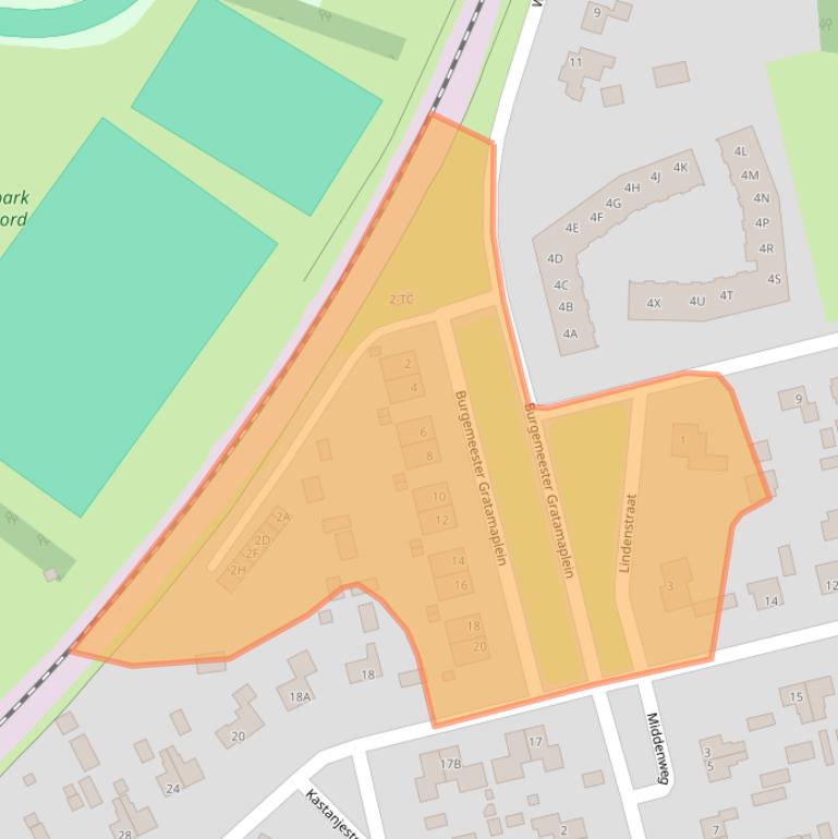 Kaart van postcodegebied 7844NM.