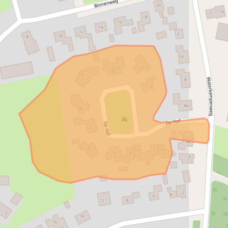 Kaart van postcodegebied 7846AM.