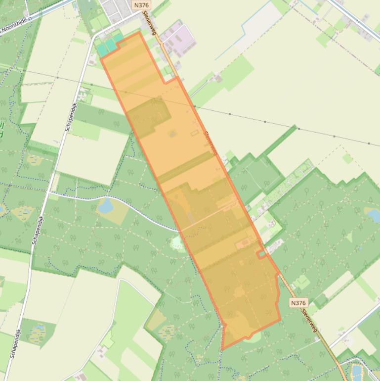 Kaart van postcodegebied 7848AK.