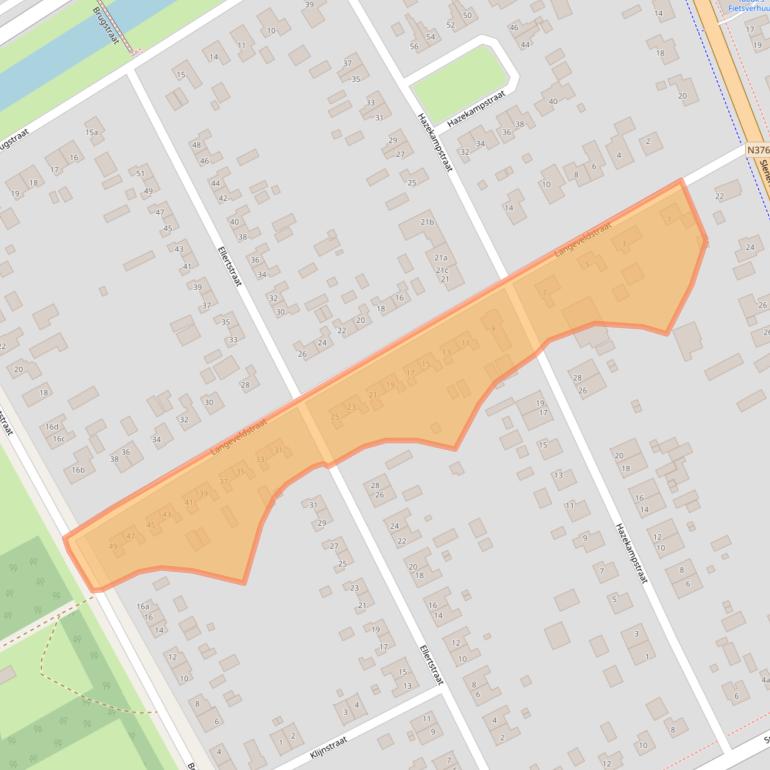 Kaart van postcodegebied 7848AN.