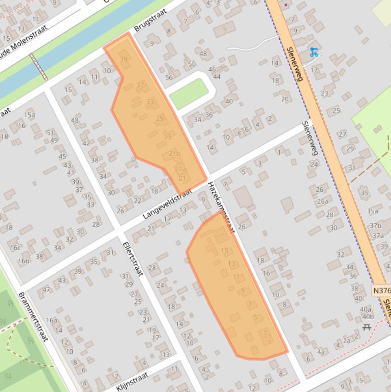 Kaart van postcodegebied 7848AR.