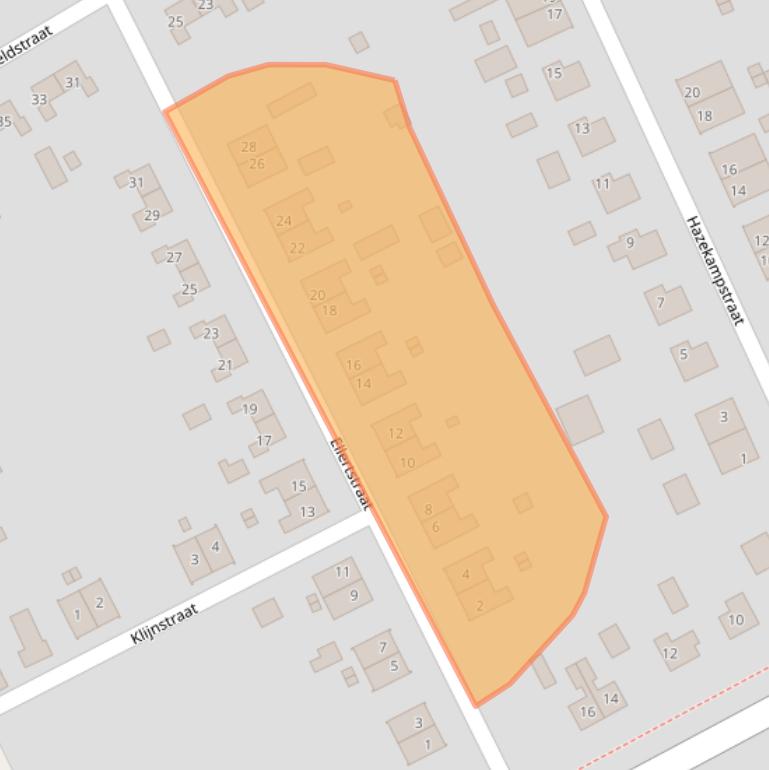 Kaart van postcodegebied 7848AW.