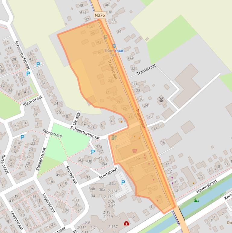 Kaart van postcodegebied 7848BG.