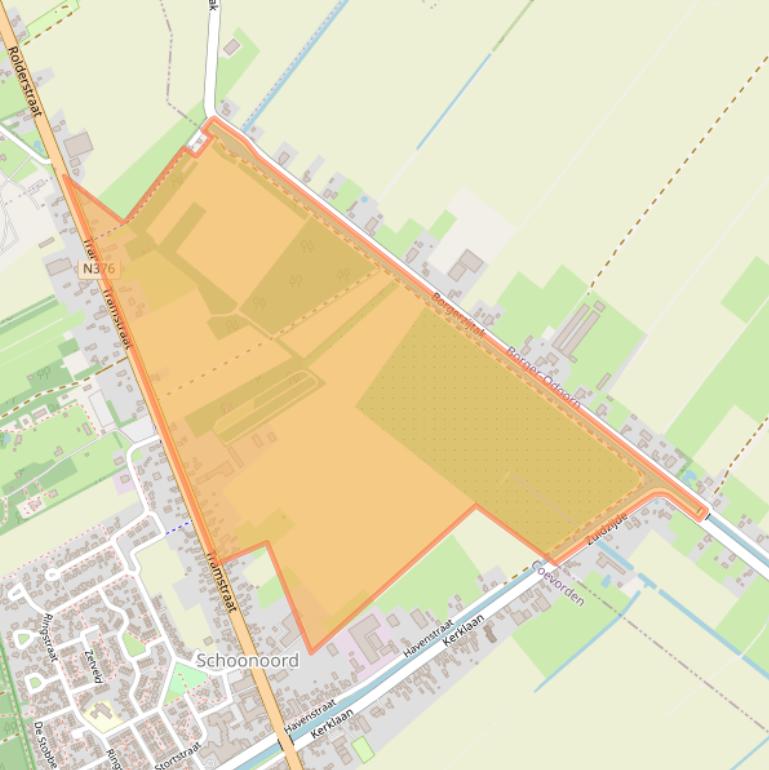 Kaart van postcodegebied 7848BL.