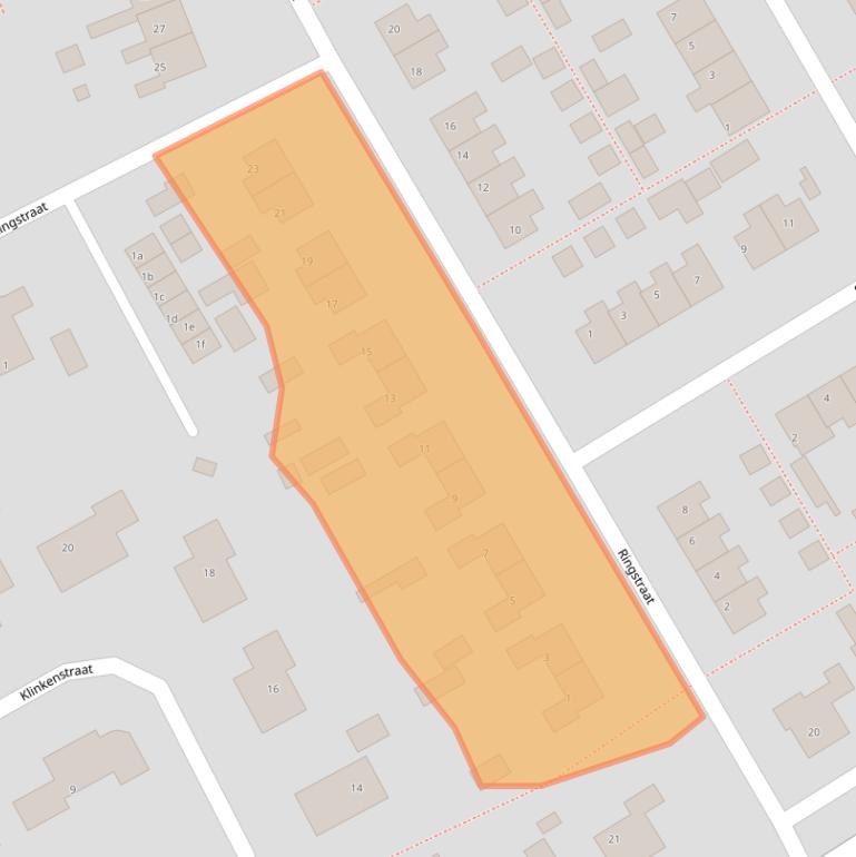 Kaart van postcodegebied 7848BT.