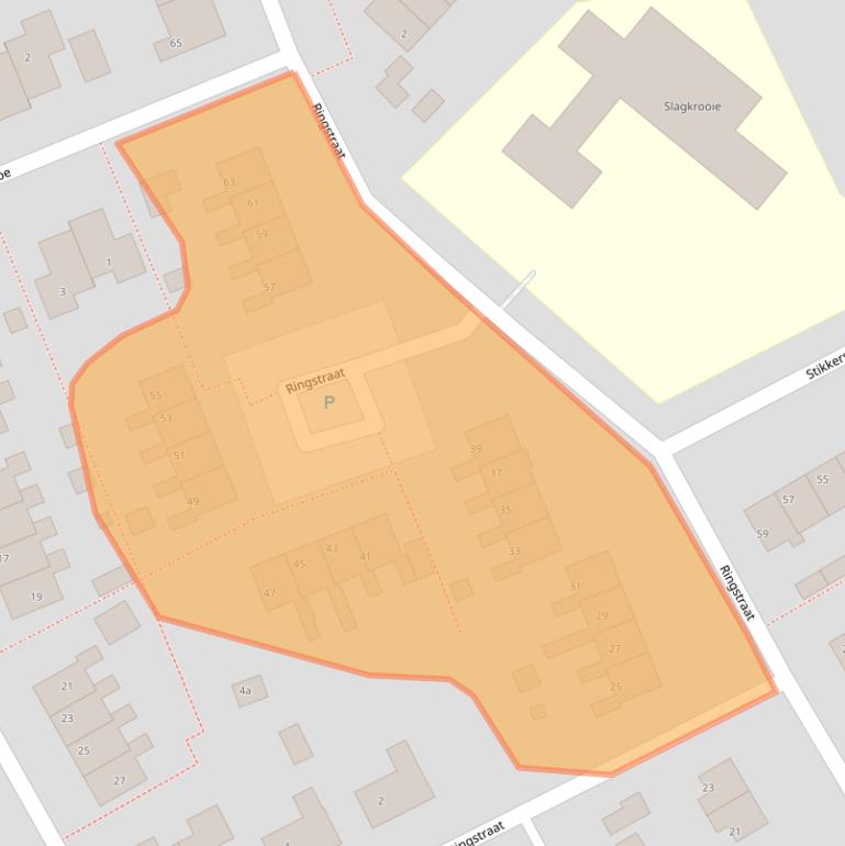 Kaart van postcodegebied 7848BV.