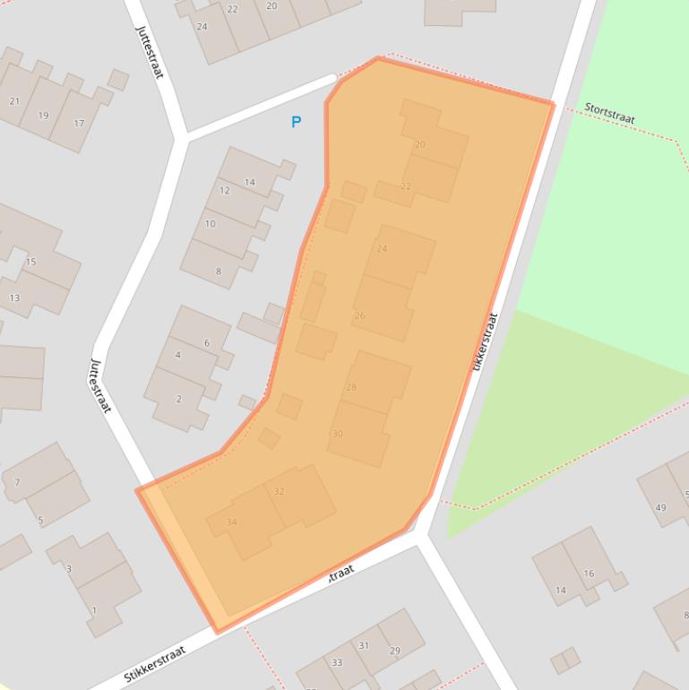 Kaart van postcodegebied 7848CG.