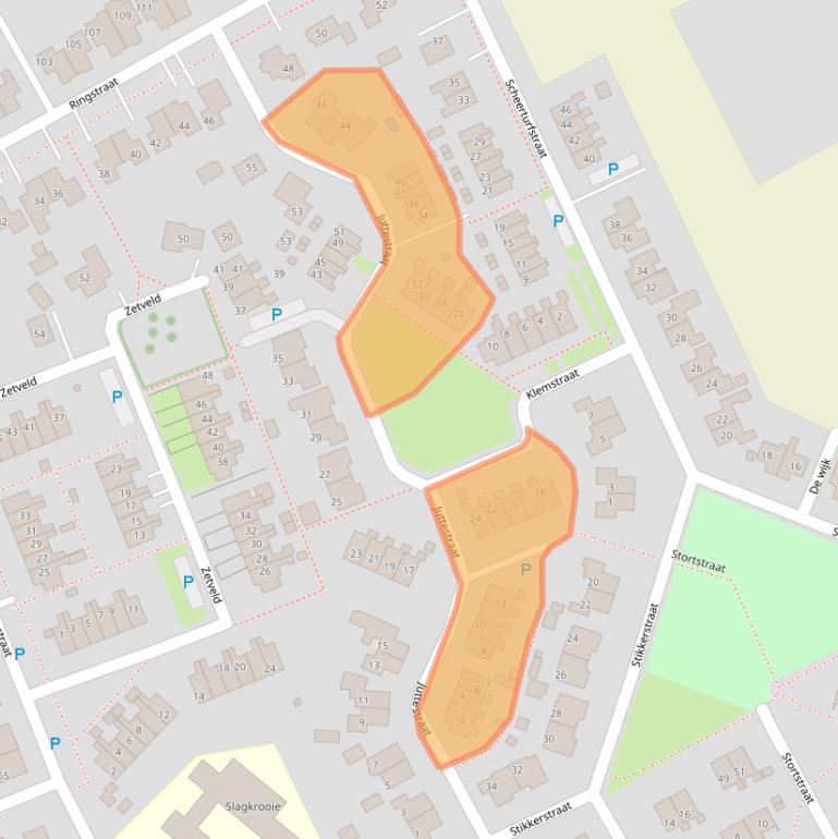 Kaart van postcodegebied 7848CH.