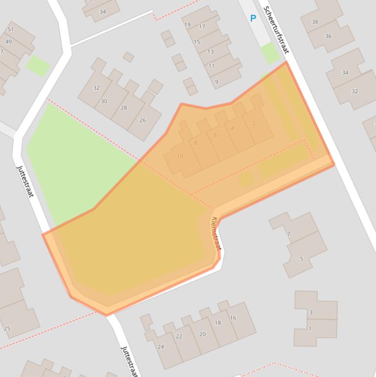 Kaart van postcodegebied 7848CK.