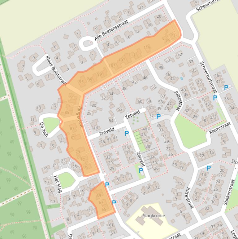 Kaart van postcodegebied 7848EA.