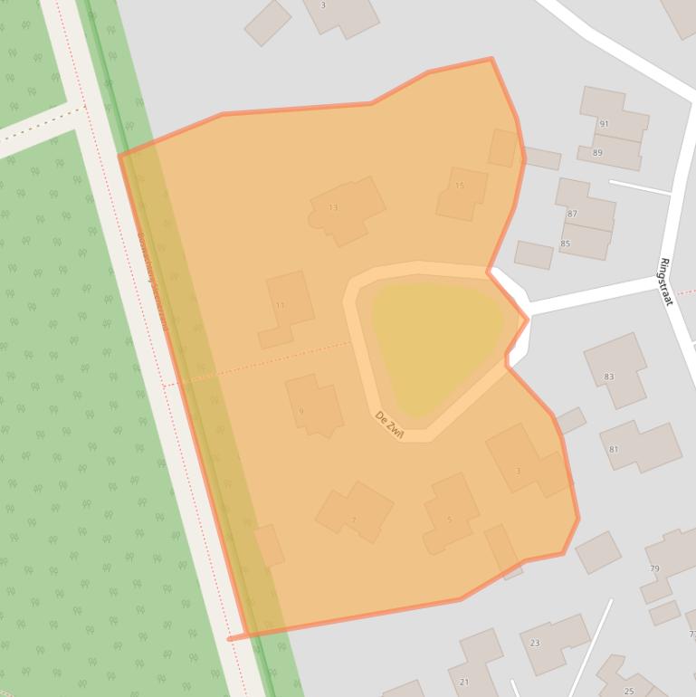 Kaart van postcodegebied 7848EB.