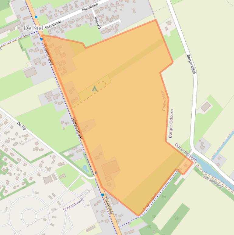 Kaart van postcodegebied 7849PC.