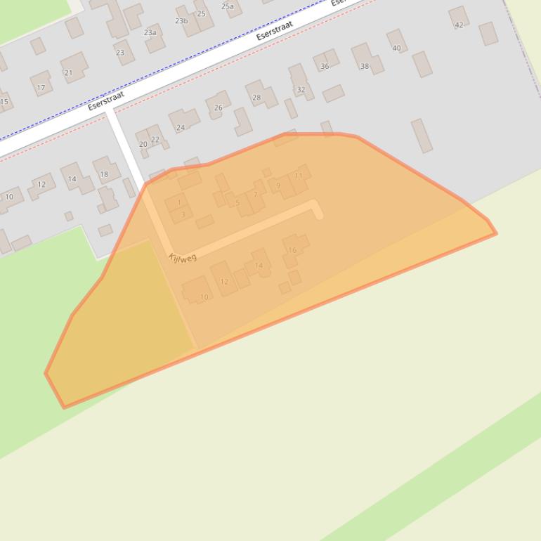 Kaart van postcodegebied 7849PJ.