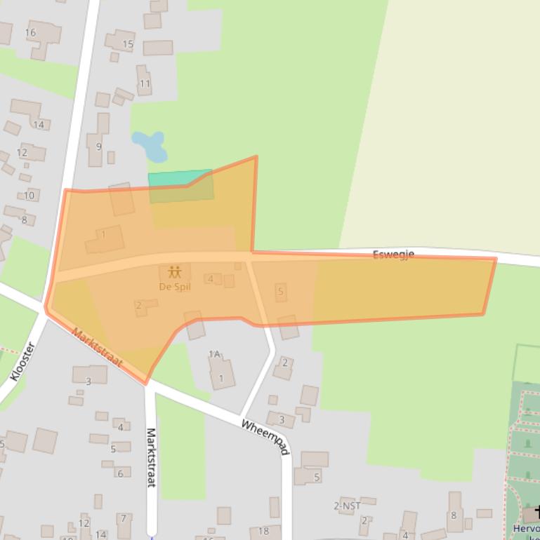 Kaart van postcodegebied 7851AK.