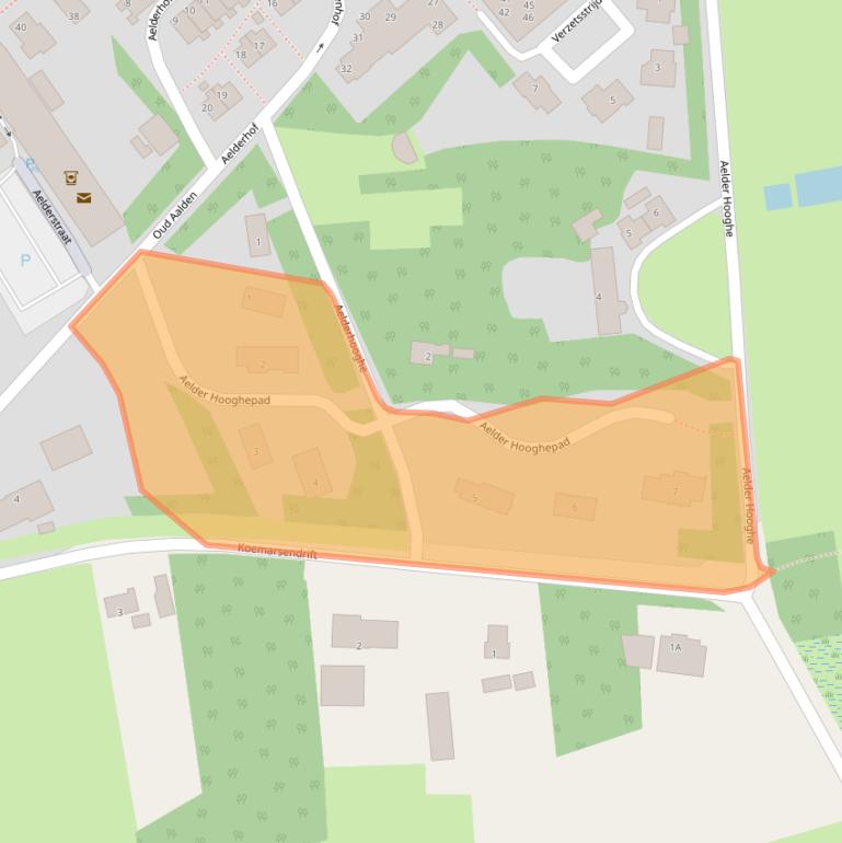 Kaart van postcodegebied 7854MA.