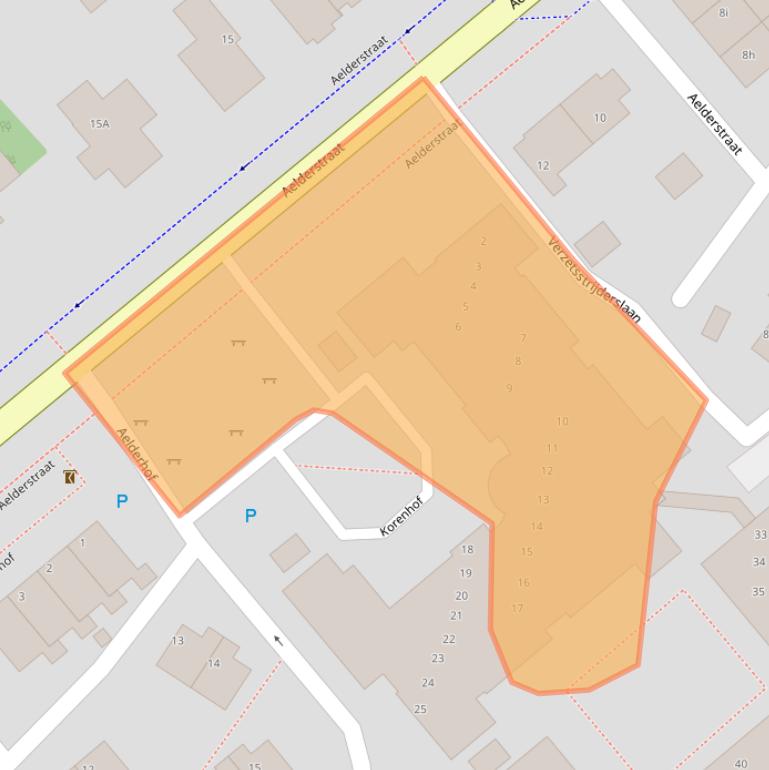 Kaart van postcodegebied 7854NA.