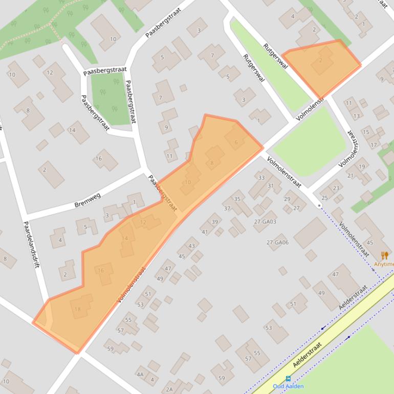 Kaart van postcodegebied 7854PK.