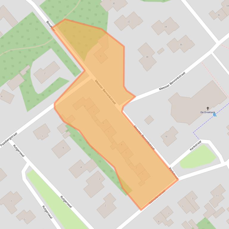 Kaart van postcodegebied 7854PL.