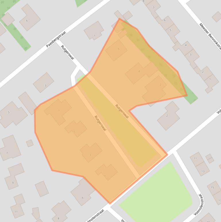 Kaart van postcodegebied 7854PM.