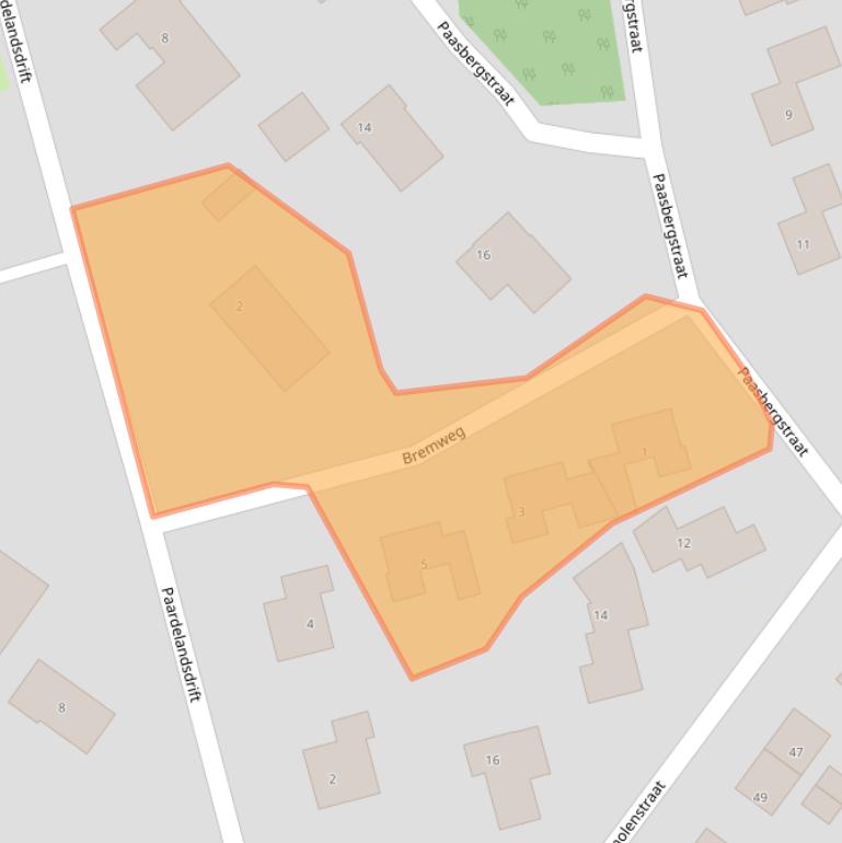 Kaart van postcodegebied 7854PP.