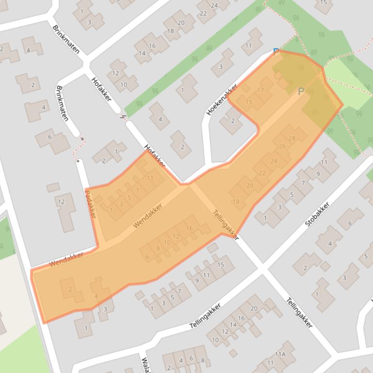 Kaart van postcodegebied 7854RE.