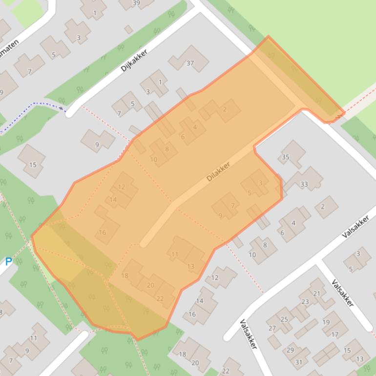 Kaart van postcodegebied 7854RL.