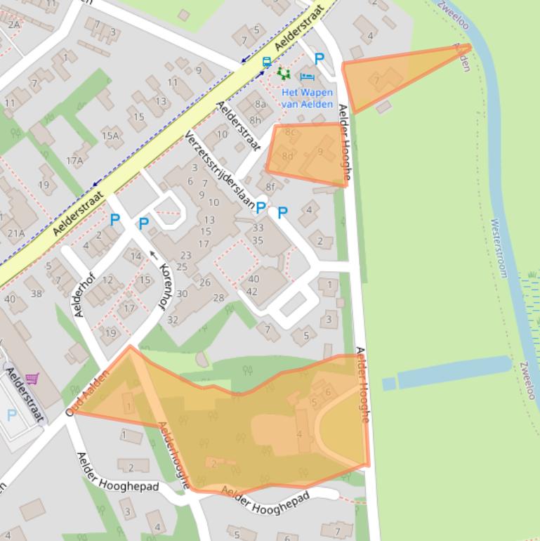 Kaart van postcodegebied 7854RT.