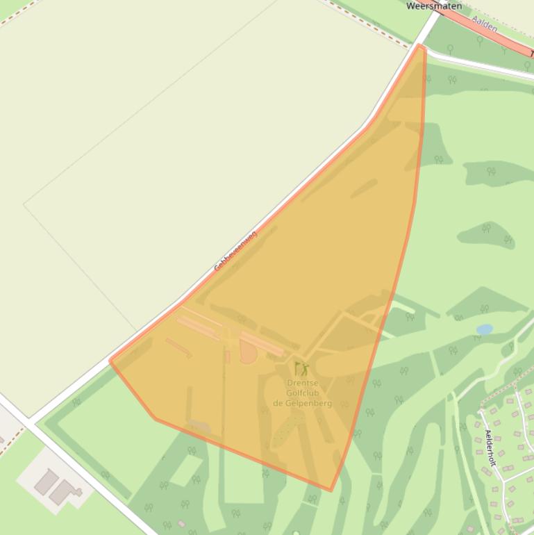 Kaart van postcodegebied 7854TD.