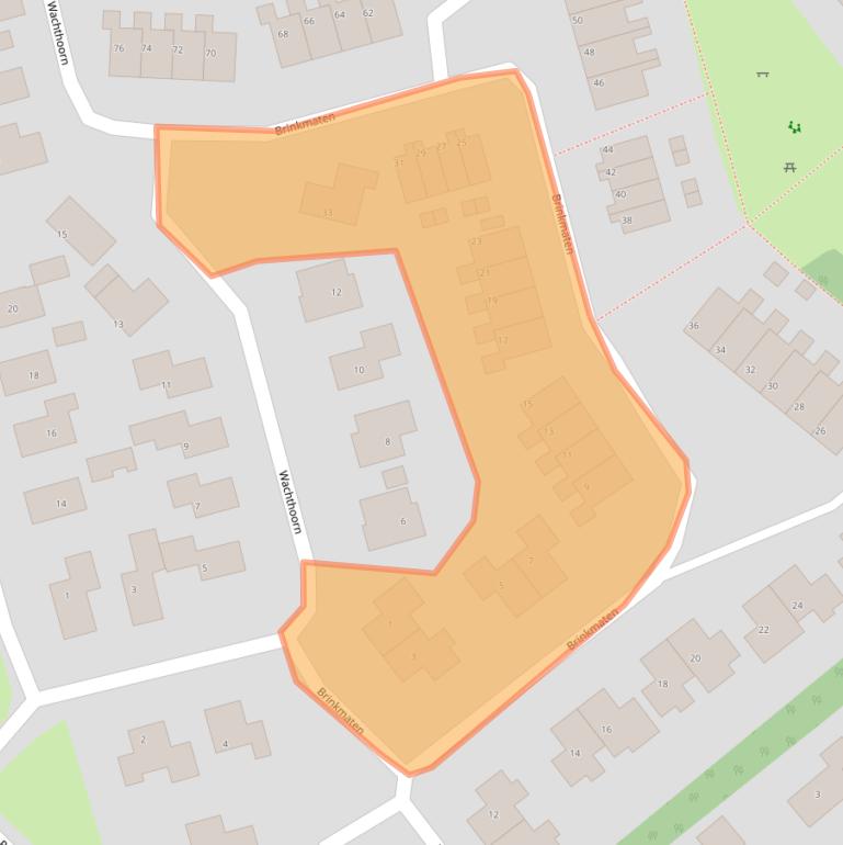 Kaart van postcodegebied 7854TJ.