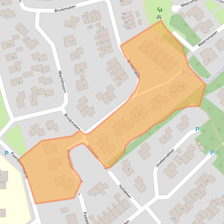 Kaart van postcodegebied 7854TK.