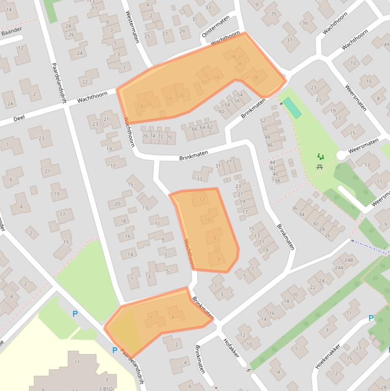 Kaart van postcodegebied 7854TN.