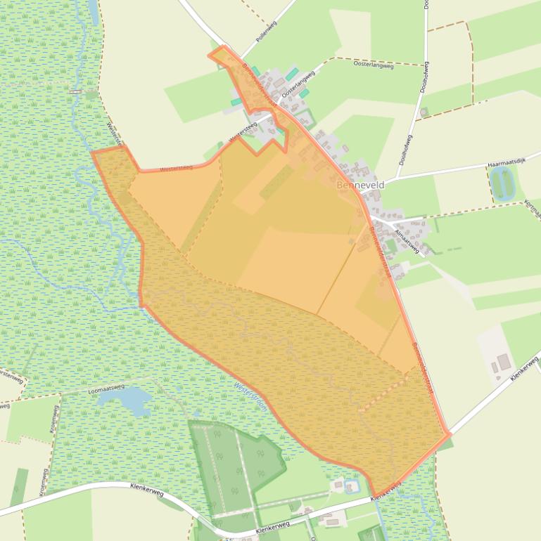 Kaart van postcodegebied 7856TA.