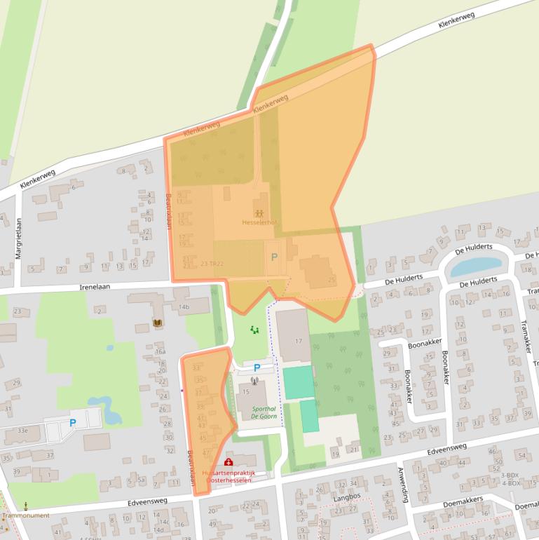 Kaart van postcodegebied 7861AG.