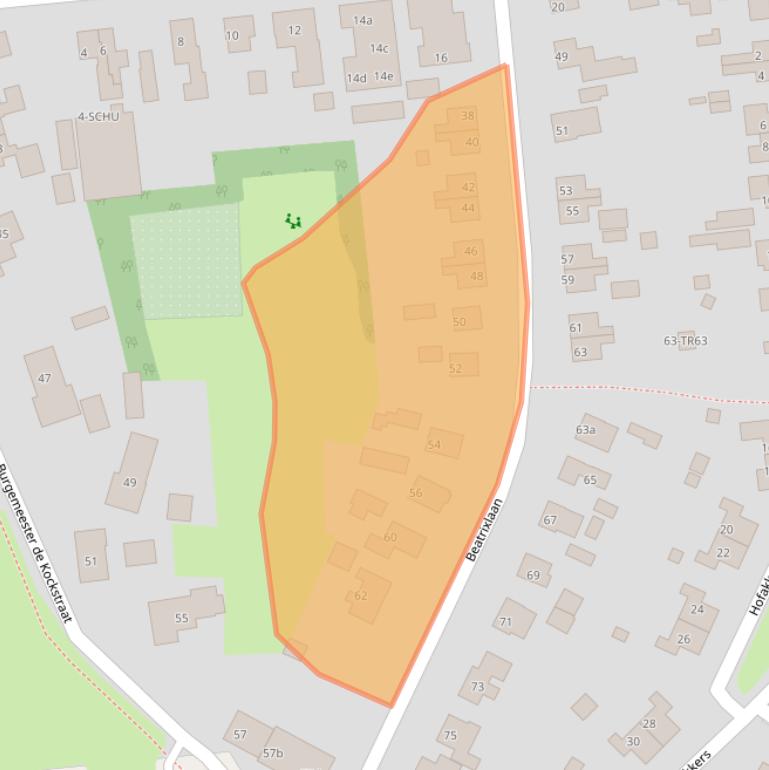 Kaart van postcodegebied 7861AK.