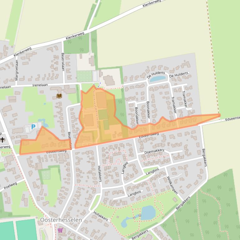 Kaart van postcodegebied 7861AM.