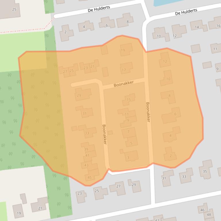 Kaart van postcodegebied 7861AV.
