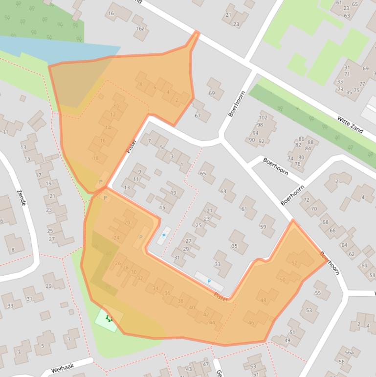 Kaart van postcodegebied 7861CB.