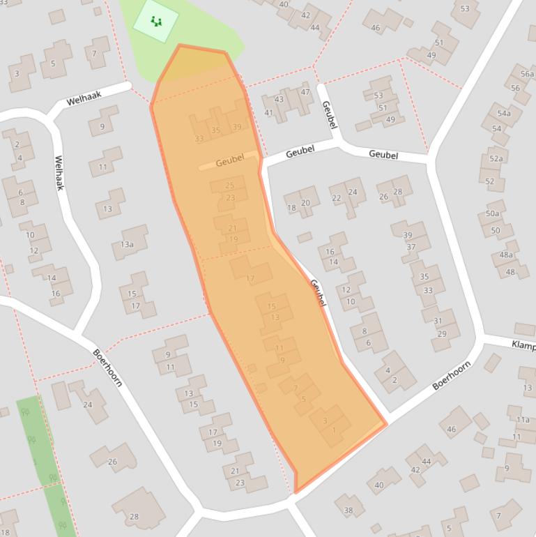 Kaart van postcodegebied 7861CM.