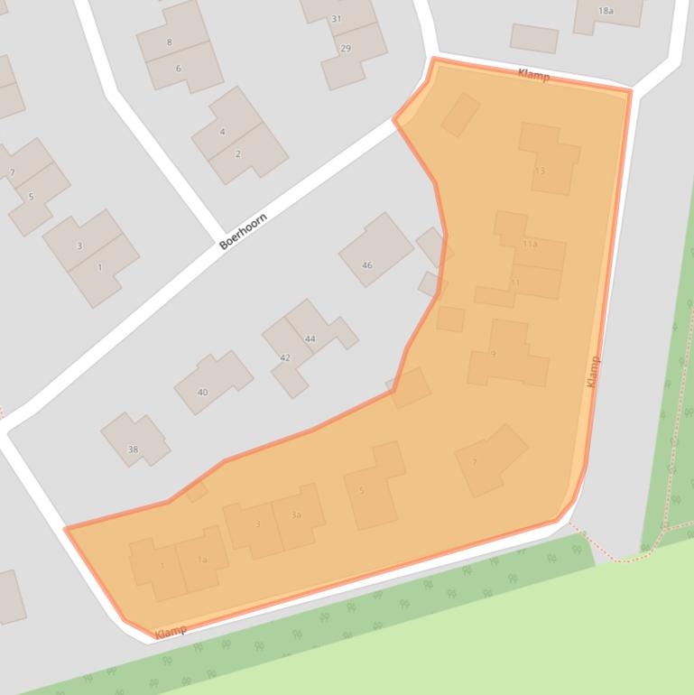 Kaart van postcodegebied 7861CN.