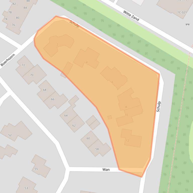 Kaart van postcodegebied 7861CS.