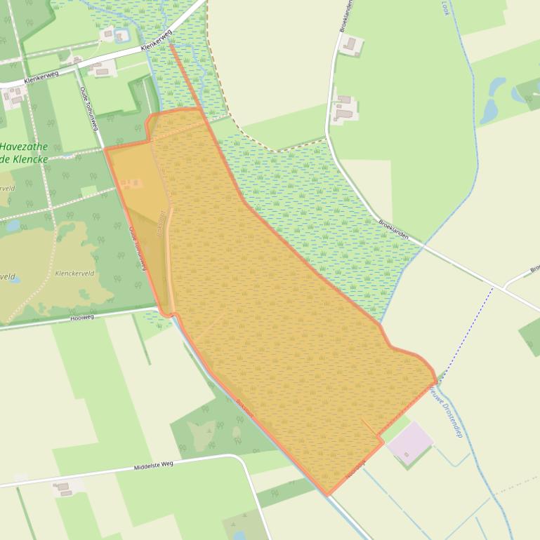 Kaart van postcodegebied 7861TC.