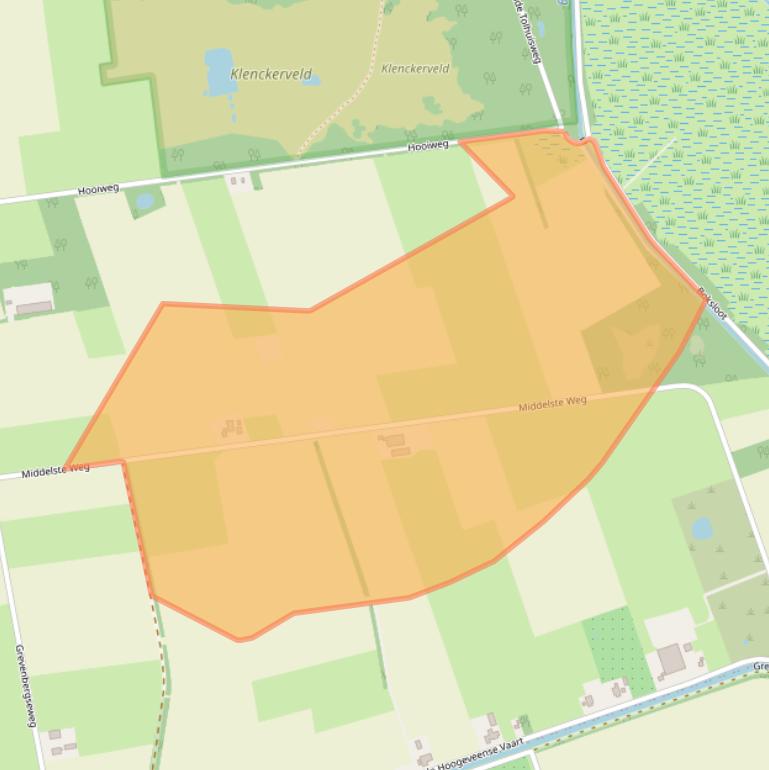 Kaart van postcodegebied 7861TH.