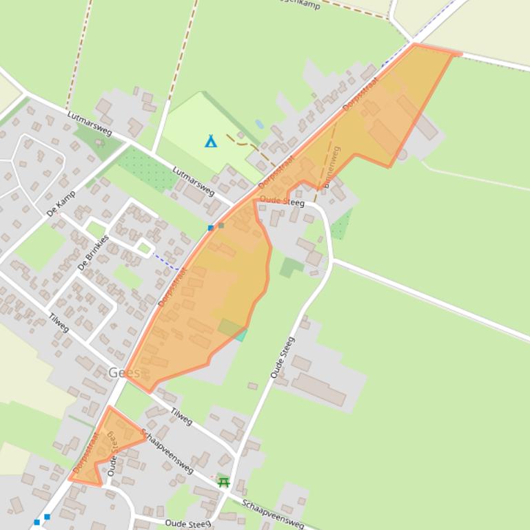 Kaart van postcodegebied 7863PA.