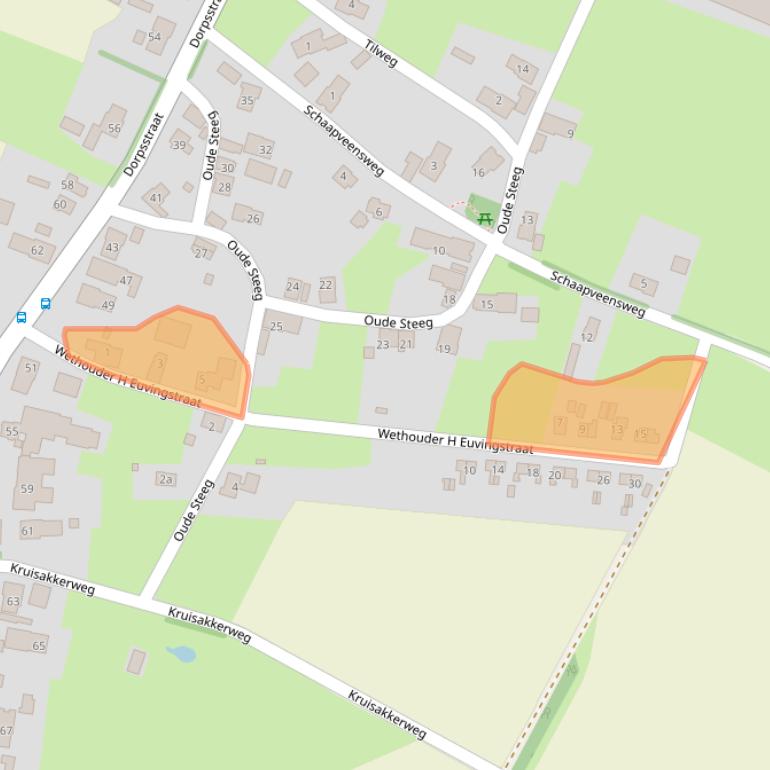 Kaart van postcodegebied 7863PL.