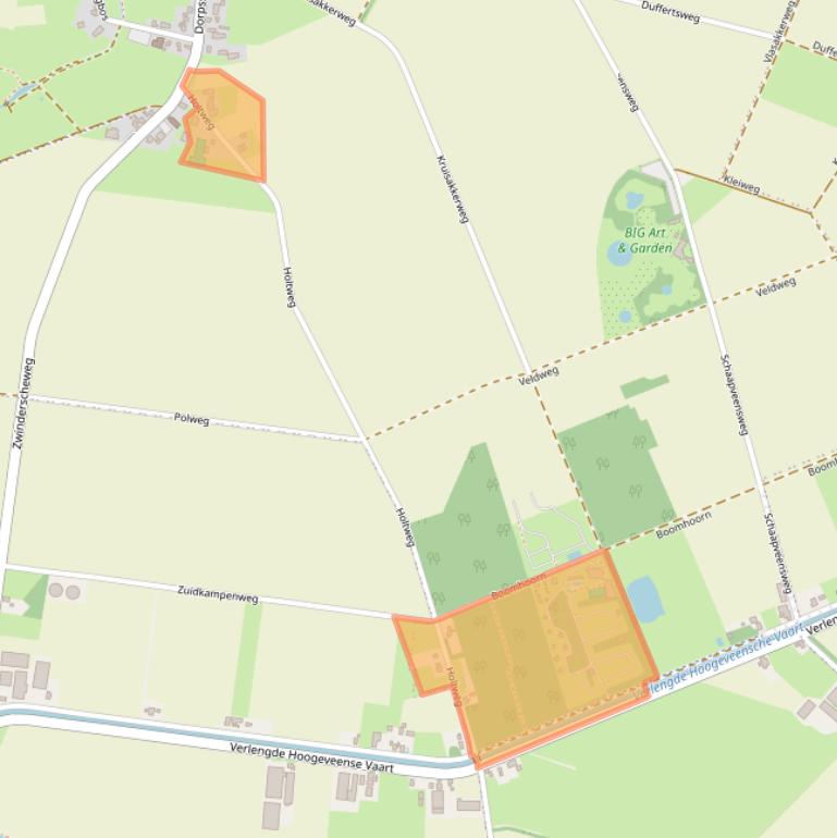 Kaart van postcodegebied 7863TA.