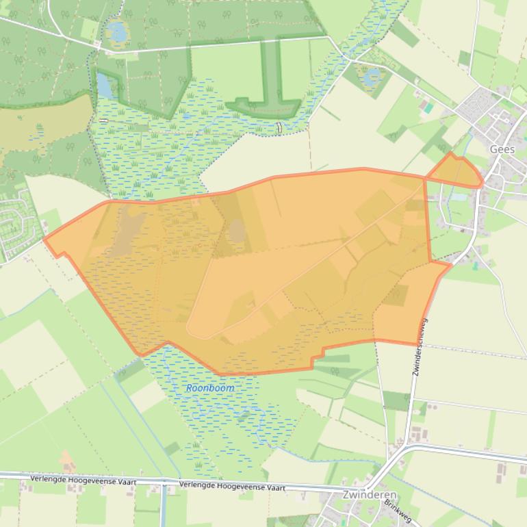 Kaart van postcodegebied 7863TC.