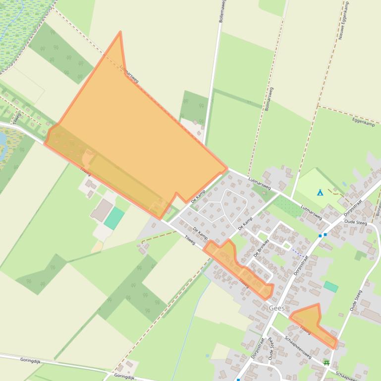 Kaart van postcodegebied 7863TK.