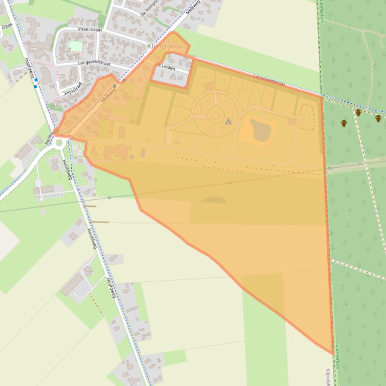 Kaart van postcodegebied 7871PE.