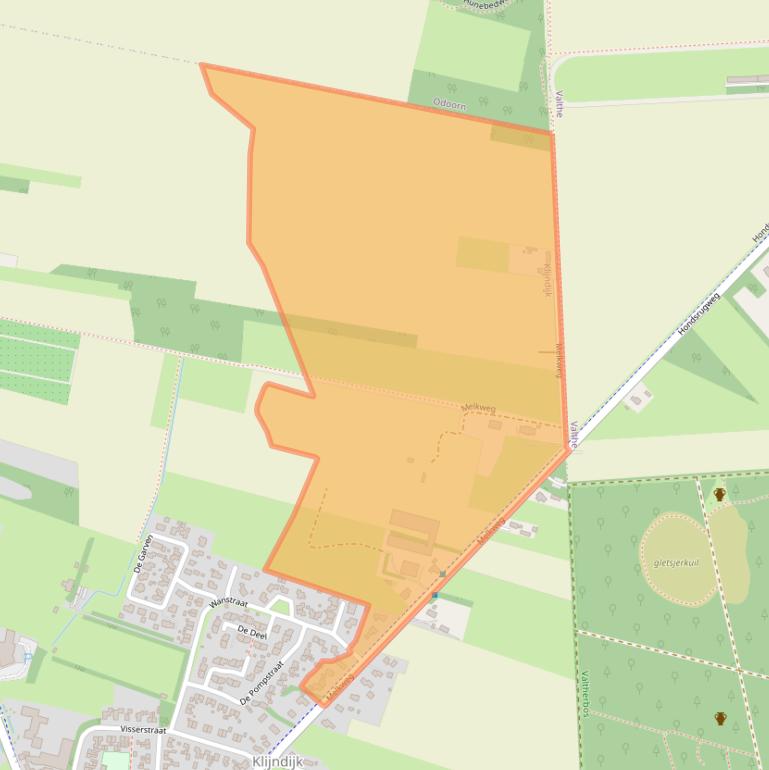 Kaart van postcodegebied 7871PH.