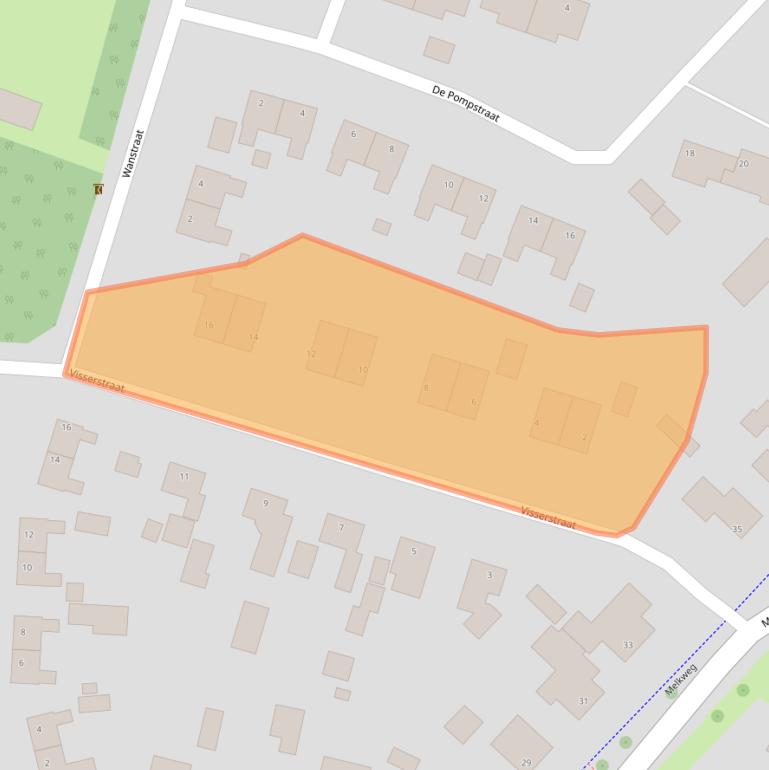 Kaart van postcodegebied 7871PP.